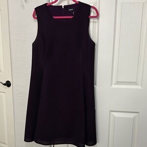 DKNY Deep Purple Mini Dress
